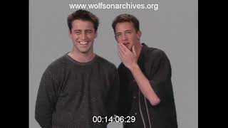 Matt LeBlanc and Matthew Perry shooting NBC promos video