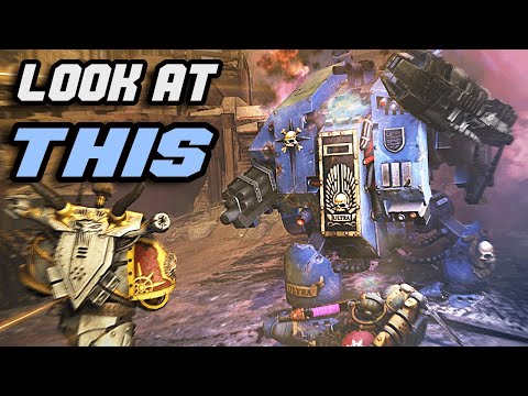 DREADNOUGHT GAMEPLAY: Ultramarines vs Chaos! - Warhammer 40K: Space Marine (Augmented Mod)