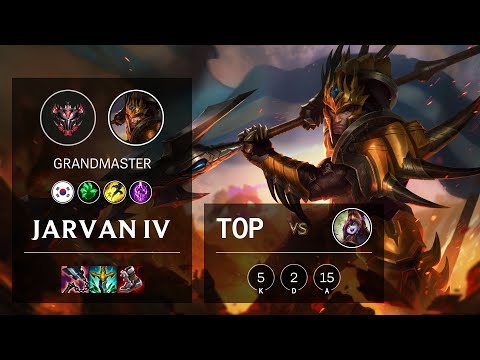 Jarvan IV Top vs Lulu - KR Grandmaster Patch 11.20