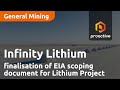 Infinity Lithium welcomes finalisation of EIA scoping document for San José Lithium Project