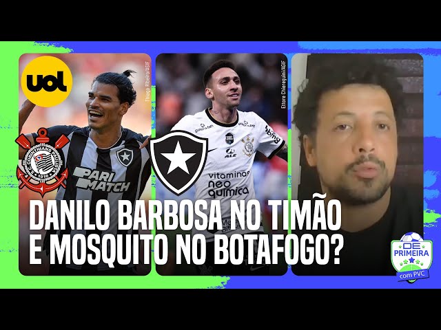 Corinthians e Botafogo estudam troca entre Mosquito e Danilo Barbosa