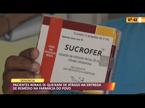 Pacientes renais denunciam falta de medicamentos na Farmácia do Povo 10 08 2021