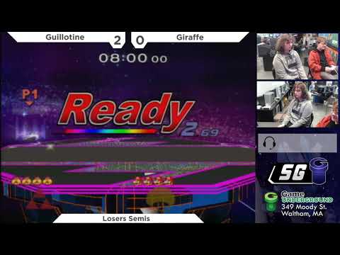 SG 23.5 SSBM - Guillotine (Sheik) vs. Giraffe (Fox, Mario) - Melee LSF