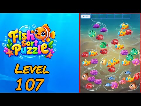 Fish Sort Puzzle Level 107 Walkthrough thumbnail