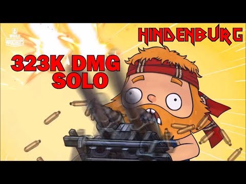 HINDENBURG Solo Warrior 323 K DMG  || World of Warships