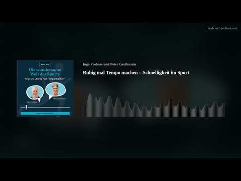 Ruhig mal Tempo machen – Schnelligkeit im Sport