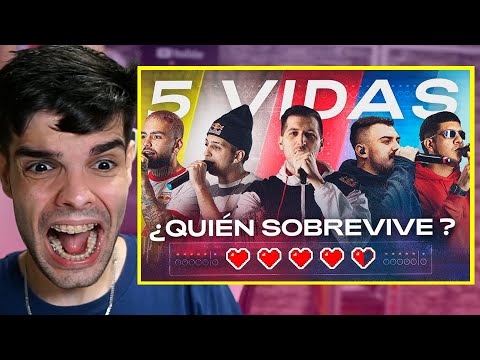 🔥CHUTY VS MECHA VS RAPDER VS YOIKER VS JOTA🔥 *RED BULL: 5 VIDAS* MUY ÉPICO