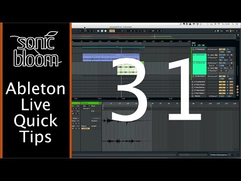 Ableton Live Quick Tips: Easily Stretch or Shrink Warped Audio in the Arrangement View