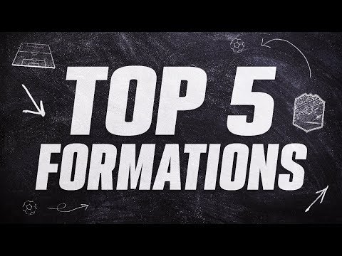 THE 5 BEST FORMATIONS IN FIFA 20 ULTIMATE TEAM + INSTRUCTIONS