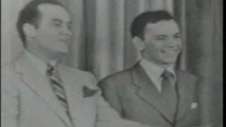 Frank Sinatra &amp; Bob Hope 1950 - Frank&#39;s 1st TV appearance