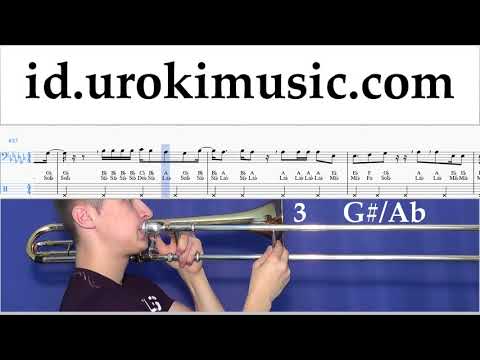 Belajar Trombon Vaina Loca - Ozuna x Manuel Turizo Not Tabulasi um-ih592