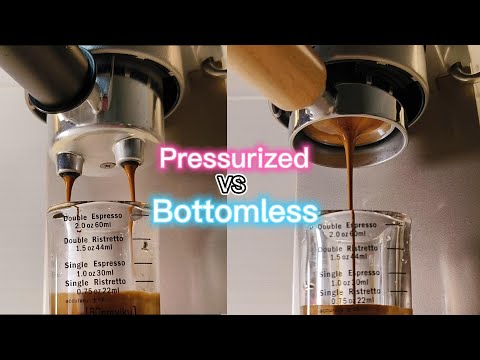 Delonghi Dedica | Pressurized vs Bottomless | Better Crema #coffee #crema #espresso