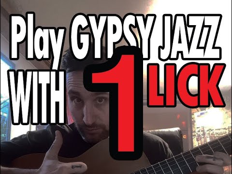 How to play Gypsy Jazz with only ONE lick