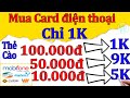 Cách săn thẻ điện thoại 1K trên Shopee
