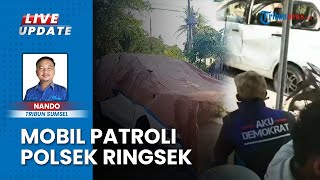 Mobil Patroli Polsek Jejawi Ringsek akibat Kecelakaan di Tanjung Aur, Warga Mengira Diamuk Massa