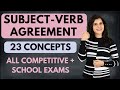 Subject Verb Agreement | Rules In English Grammar With Examples | Subject Verb Concord | ChetChat