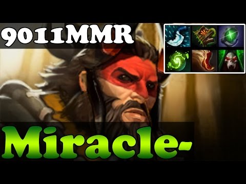 Dota 2 - Miracle- TOP 1 MMR IN THE WORLD 9011MMR Plays Beastmaster - Ranked Match