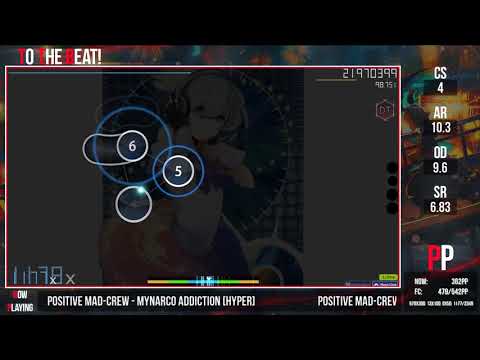 Filsdelama | positive MAD-crew - Mynarco Addiction [Hyper] +DT 98.14% FC #76 | First (HD)DT FC!