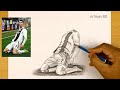 Drawing of Sketches Cristiano Ronaldo / Cr7 From Qatar World Cup 2022
