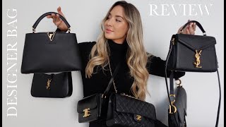 THE BEST BLACK DESIGNER HANDBAGS | REVIEWING 6 DESIGNER BAGS | Freya Killin