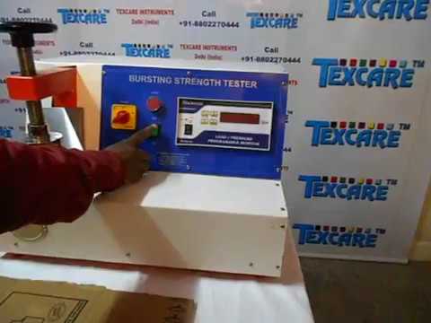 Bursting Strength Tester Manufacturer