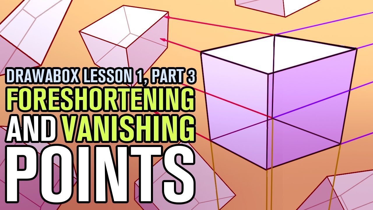 Drawabox Lesson 1, Part 3: Foreshortening and Vanishing Points