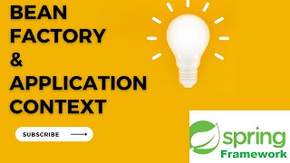 Download the video "BeanFactory and Application Context in Spring Framework with Live Examples #springframework"
