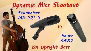 Video thumbnail for Sennheiser MD 421 II vs Shure SM57 - Dynamic Mics Shootout on Upright Bass - Want 2 Check by Want 2 Check