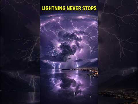 The Place Where Lightning Never Stops ⚡🌩️ | Catatumbo River #shorts #lighting #whether #venezuela