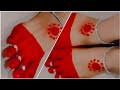 Traditional Parani Mehandi For Legs Parani Design Leg Parani Design Instant Parani