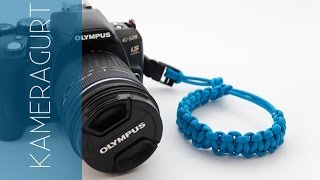 Kameragurt mit Schlaufe aus Paracord