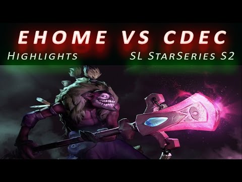 EHOME CDEC Y SL StarSeries S2 Dota 2  Highlights
