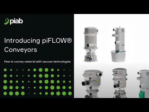 piFLOW® how to convey material with vacuum in the industries