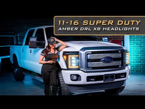 2011-2016 Ford Super Duty | Amber DRL Morimoto XB LED Headlights | Morimoto Lighting Install