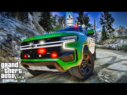 GTA 5 Mods | Park Ranger Saturday Patrol| 2021 Tahoe| GTA 5 Lspdfr Mod| 4K