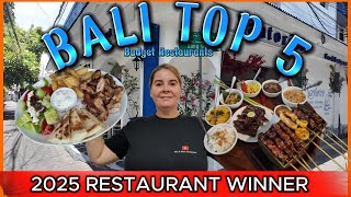 Top 5 Bali  Budget Restaurant/ Warung  -  2025 Winner Announced  -    Voted by Bec &amp;amp; Matt