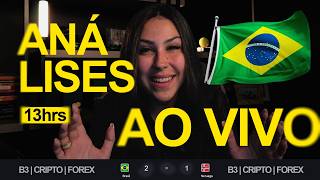 🔴 AO VIVO | Análises de Mercado + Possíveis Oportunidades em B3, Cripto e Forex | VAI BRASIL!