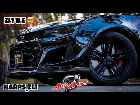 HARPS_ZL1 CAMARO ZL1 1LE CARBON FIBER FRONT BUMPER CANARDS (DIVE PLANES)