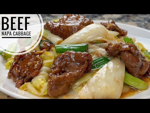 Beef And Napa Cabbage Stir Fry | Tender And Juicy Beef Stir Fry With Vegetables