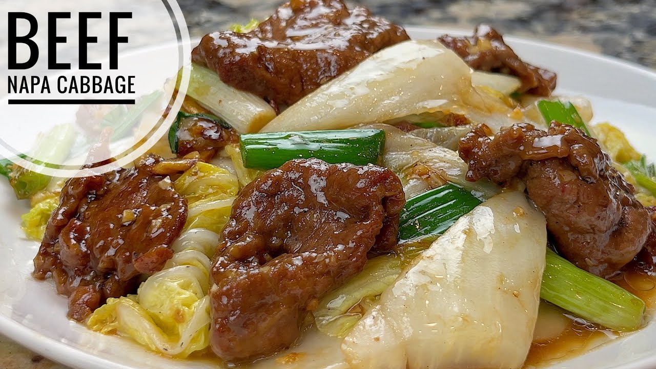 Beef and Napa Cabbage Stir Fry