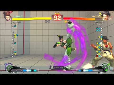 SSF4 Rank Match  jrojro5963 (JR)  vs  mok11bk (MK)