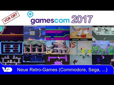 Vor Ort: Gamescom 2017 - Neue Retro-Games (C64, Amiga, Schneider, Sega, Nintendo)