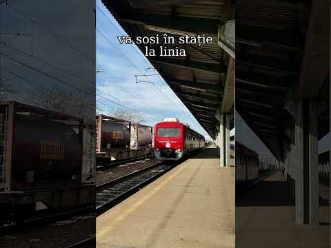 Anunț tren R 10202 în gara Ploiești Vest