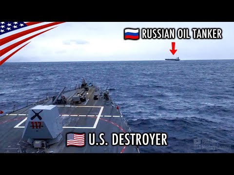 Moment of Interception – Russian Shadow Fleet Oil Tanker “Bella 1” on the Run