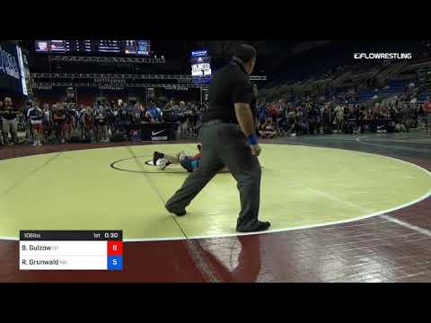 106 Lbs Cons 32 2 Bella Gulzow Oregon Vs Rian Grunwald Minnesota