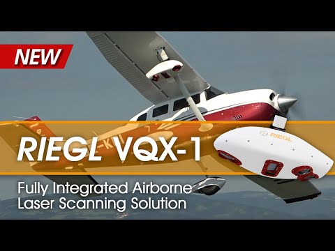 The new RIEGL VQX-1 Wing Pod