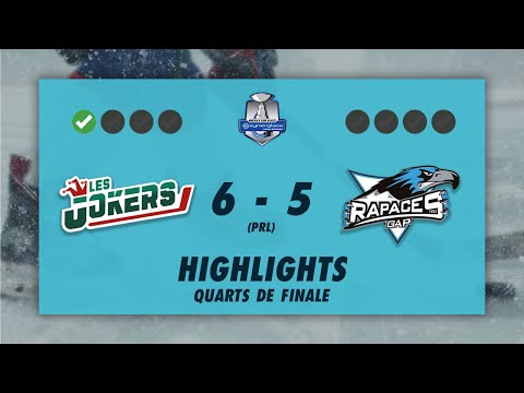 Jokers de Cergy-Pontoise 6-5 (prl) Rapaces de Gap - Highlights - SLM Quarter-Finals 2022/23