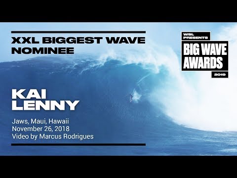 Kai Lenny at Jaws - 2019 XXL Biggest Wave Nominee - WSL Big Wave Awards