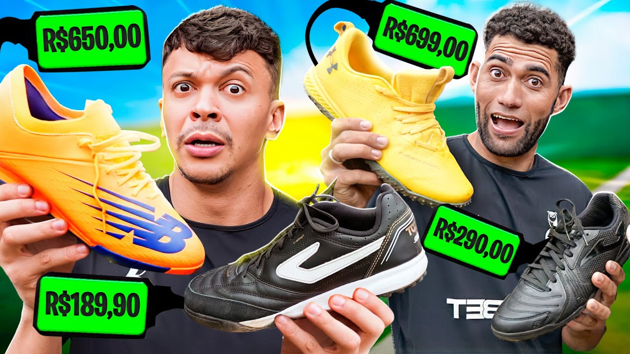 TESTANDO MARCAS DE CHUTEIRAS IMPOPULARES! (são boas?!)