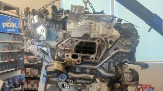 2018 Mazda CX-9 2.5 engine turbo remove engine coolant leak by turbo cracked head common problem